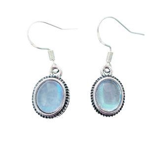 Opal silver Earrings